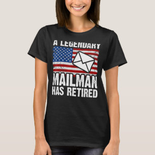 T-shirt Employé de poste retraité Mailman & Mail Carrier R