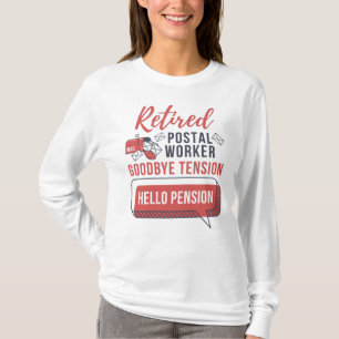 T-shirt Employé de poste retraité Mailman nouveauté de ret