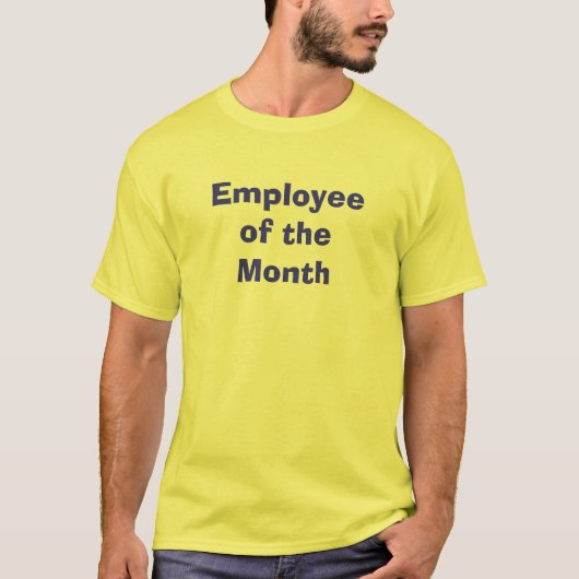 T-shirt Employé du mois (Devant)