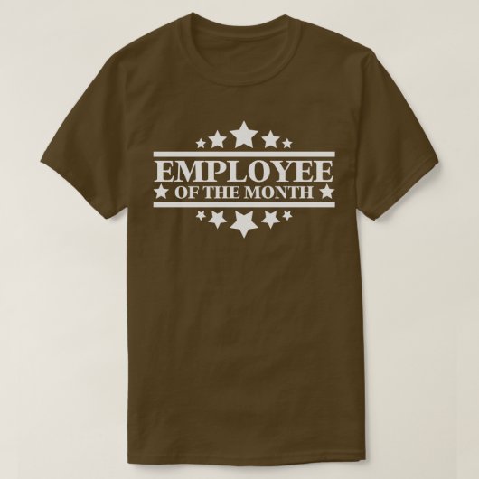 T-shirt Employé du mois 1 (Design devant)