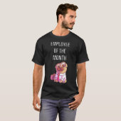 T-shirt Employé du mois Pug mignon (Devant entier)