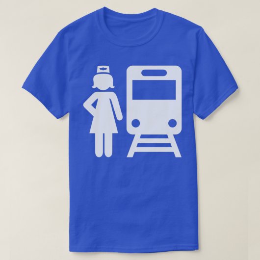 T-shirt Employé du train 7 (Design devant)