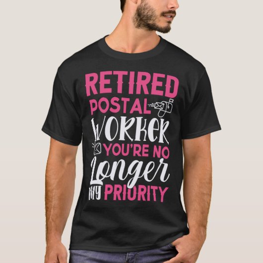 T-shirt Employé retraité (Devant)