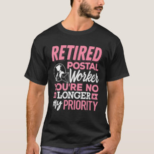T-shirt Employé retraité Retraite Courrier rural Carri