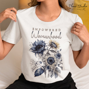 T-shirt Empower Womanhood Water Color Inspiration florale