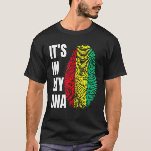 T-shirt Empreinte ADN Biométrie Indicateur Guinée Guinée