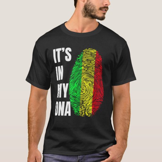 T-shirt Empreinte ADN Biométrie Indicateur Mali (Devant)