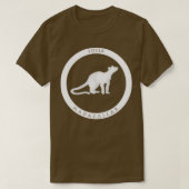 T-shirt Empreinte blanche Fossa Madagascar (Design devant)