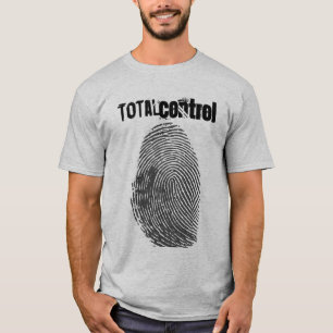 T-shirt Empreinte "Contrôle total" Slogan Manifestation so