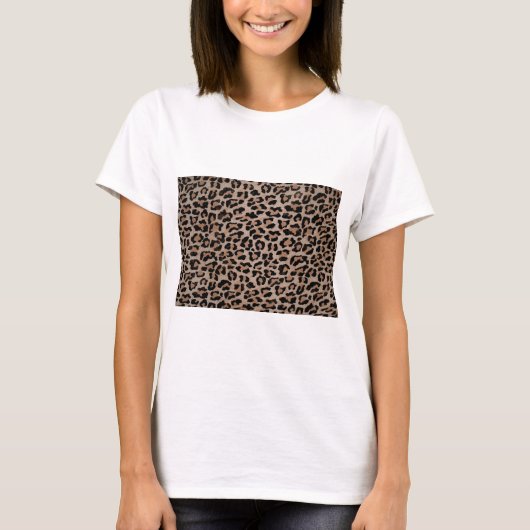 T-shirt empreinte de léopard cheetah (Devant)