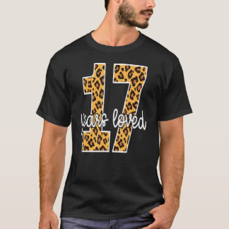 T-shirt empreinte de léopard De 17 Ans Pour Ados 17 Ans Ai
