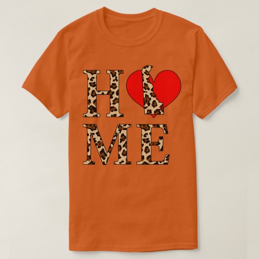 T-shirt Empreinte de léopard d'origine Delaware (Design devant)