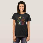 T-shirt Empreinte de léopard FIFTH GRADE VIBES Enseignant (Devant entier)