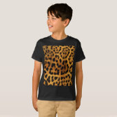 T-shirt empreinte de léopard girly de guépard animal (Devant entier)