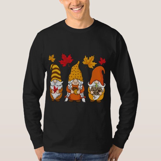 T-shirt Empreinte de léopard Gnomes Xmas drôle Noël Gnome (Devant)