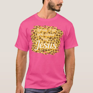T-shirt Empreinte de léopard Laissez-Moi Vous Parler De Mo