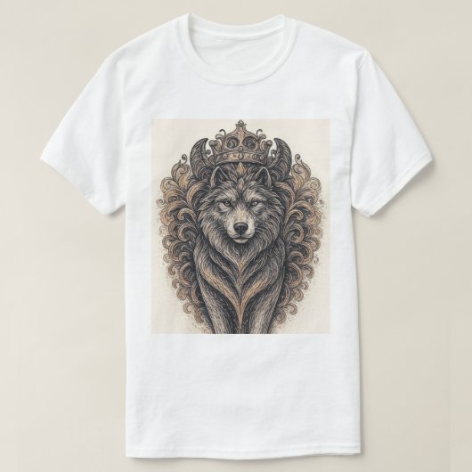 T-shirt Empreinte de Loup (Design devant)