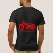 T-shirt Empreinte de pas lourde de croiseur (Dos)