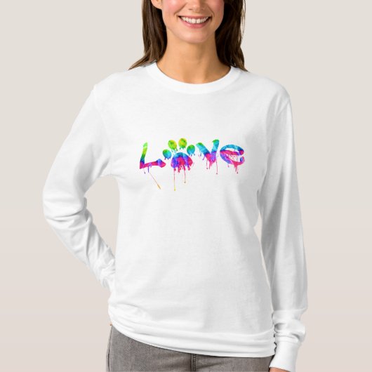 T-Shirt Empreinte de Patte (Devant)