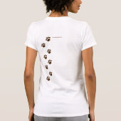 T-shirt Empreinte de patte (Dos)