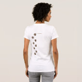 T-shirt Empreinte de patte (Dos entier)
