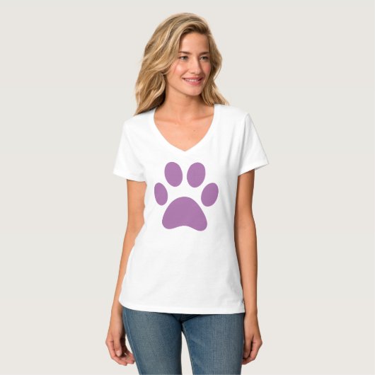 T-shirt Empreinte de patte (Devant entier)