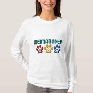 T-shirt Empreinte de patte 1 de maman de WEIMARANER