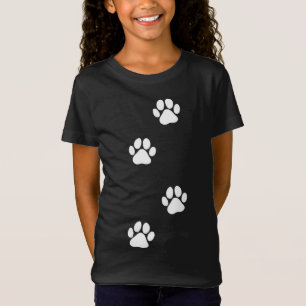 T-Shirt Empreinte de patte chien chat animal de compagnie