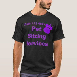 T-shirt Empreinte de patte des services de pose pour anima
