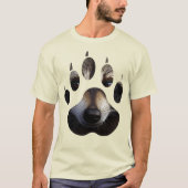 T-shirt Empreinte de patte du Raton sauvage (Devant)