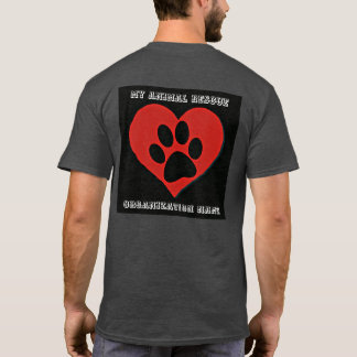 T-SHIRT EMPREINTE DE PATTE LOGO ORGANISATION DE SECOURT PE