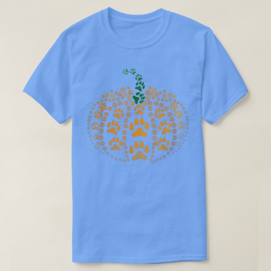 T-shirt Empreinte de patte pour animaux de compagn (Design devant)
