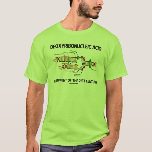 T-shirt Empreinte digitale d'acide désoxyribonucléique de (Devant)