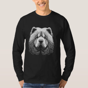 T-shirt Empreinte digitale de chien - Chow Chow Papa Maman