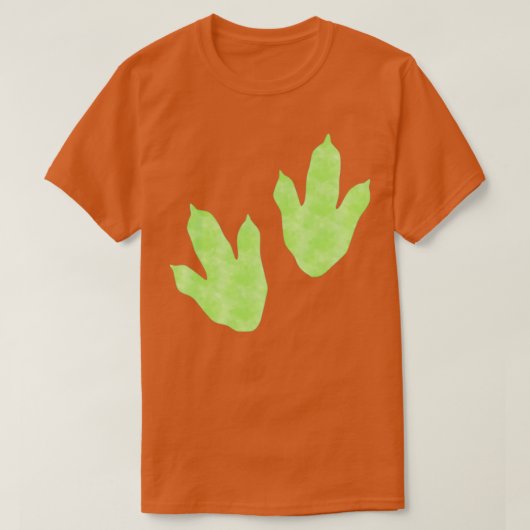 T-shirt Empreinte Dinosaure Vert clair (Design devant)