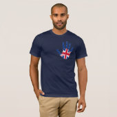 T-shirt Empreinte du drapeau du Royaume-Uni (Devant entier)