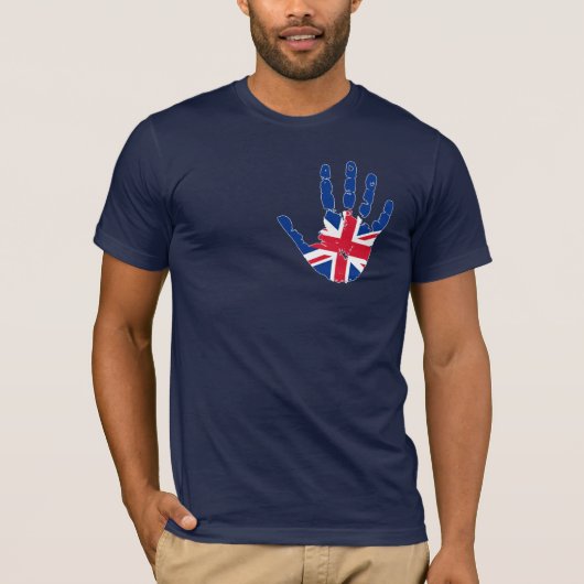 T-shirt Empreinte du drapeau du Royaume-Uni (Devant)