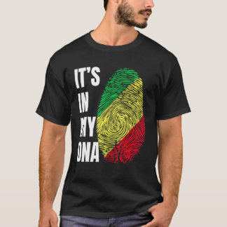T-shirt Empreinte génétique Biométrie Drapeau République d