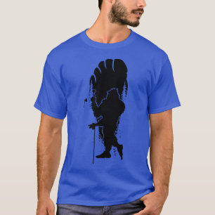 T-shirt Empreinte Jouer Golf Silhouette