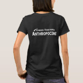 T-shirt Empreintes Carbone - Anthropocène (Dos)