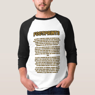 T-shirt Empreintes Dans La Prière Du Sable Hommes 3/4