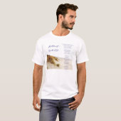 T-shirt empreintes dans le sable (Devant entier)