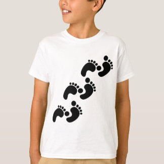 T-shirt empreintes de bébés mignonnes