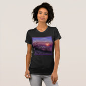 T-shirt Empreintes de pas dans le sable (Devant entier)