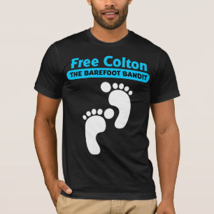 T-shirt Empreintes de pas libres de Colton