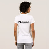 T-shirt Empreintes de pattes de délivrance de chat de (Dos entier)