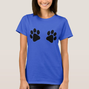 T-shirt Empreintes de pattes noirs auxiliaires de