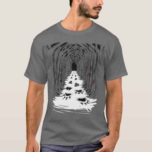 T-shirt Empreintes de transformation Werewolf (Devant)