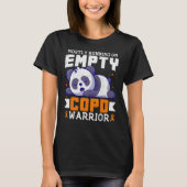 T-shirt Empty COPD Warrior Awareness Support Month Orange  (Devant)
