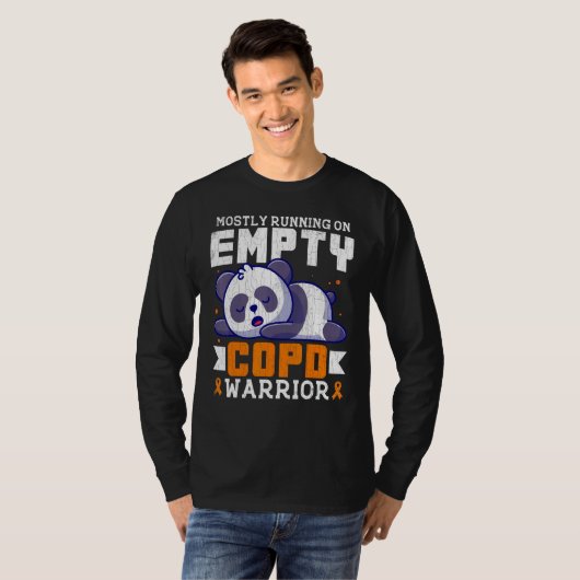 T-shirt Empty COPD Warrior Awareness Support Month Orange  (Devant entier)